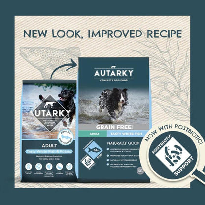 Autarky Adult Grain Free Tasty White Fish and Potato Dry Dog Food