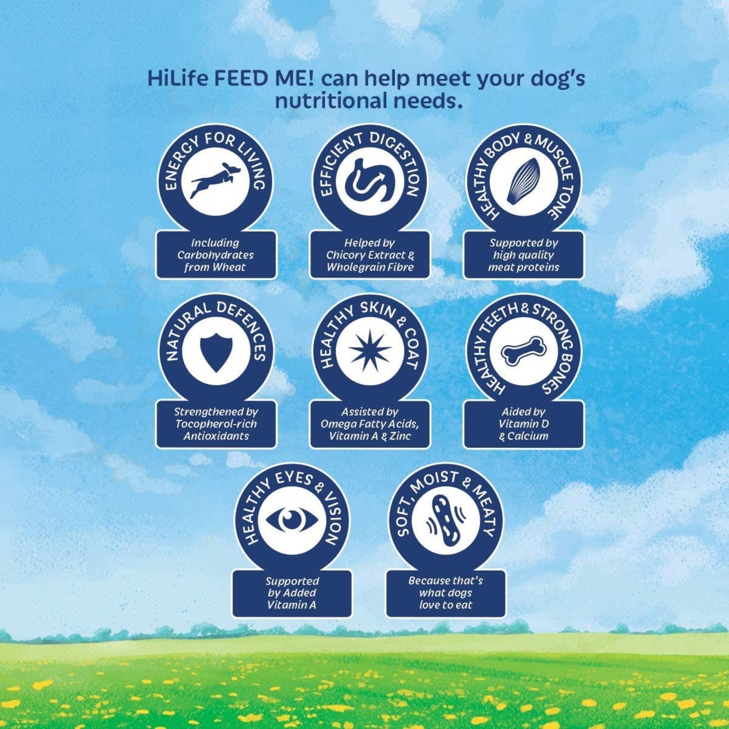 HiLife Feed Me with Tasty Beef Flavoured with Cheese and Vegetables Dry Dog Food