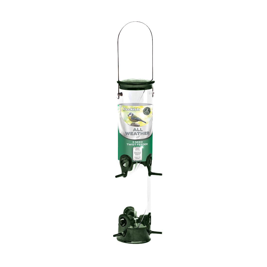 Peckish All Weather 3 Seed Twist Feeder