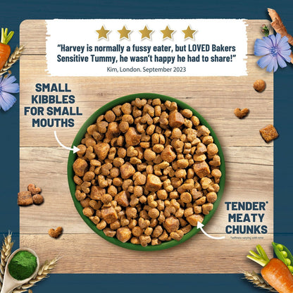 Bakers Small Dog Sensitive Tummy Chicken with Vegetables Dry Dog Food 2.7kg
