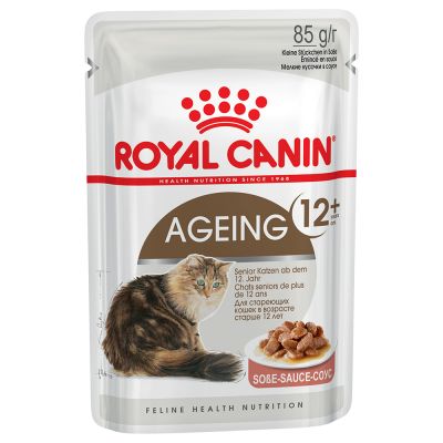 Royal Canin Feline Senior Ageing 12+ in Gravy Wet Cat Food