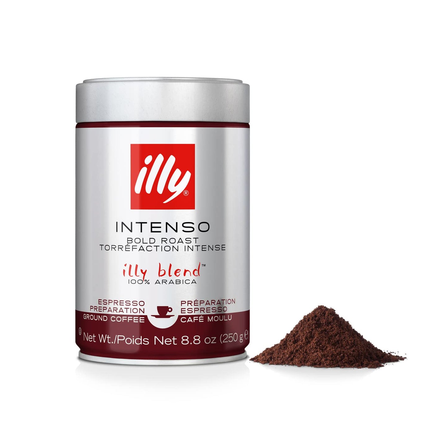 illy Intenso Bold Roast Ground Coffee 8.8 oz (250g)