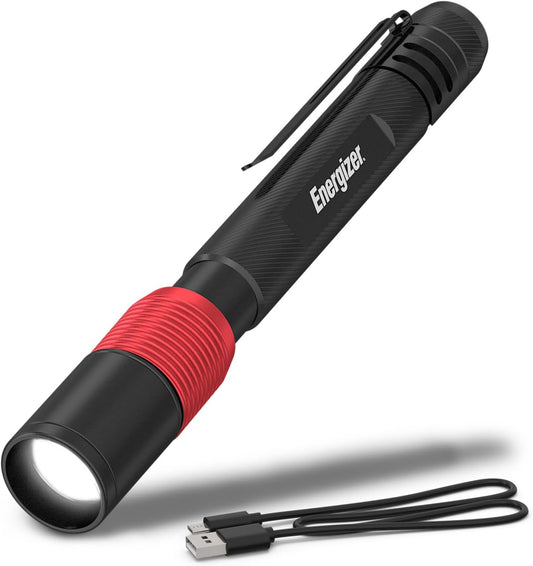Energizer X-400 Penlight Flashlight Black/Red