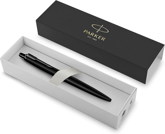 Parker Jotter XL Ballpoint Pen Monochrome Matte Black Medium Point Blue Ink