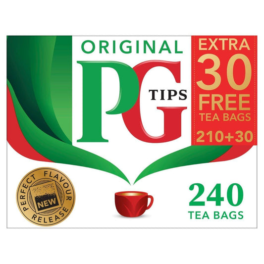 PG Tips One Cup Pyramid 240 Tea Bags (Pack of 2)