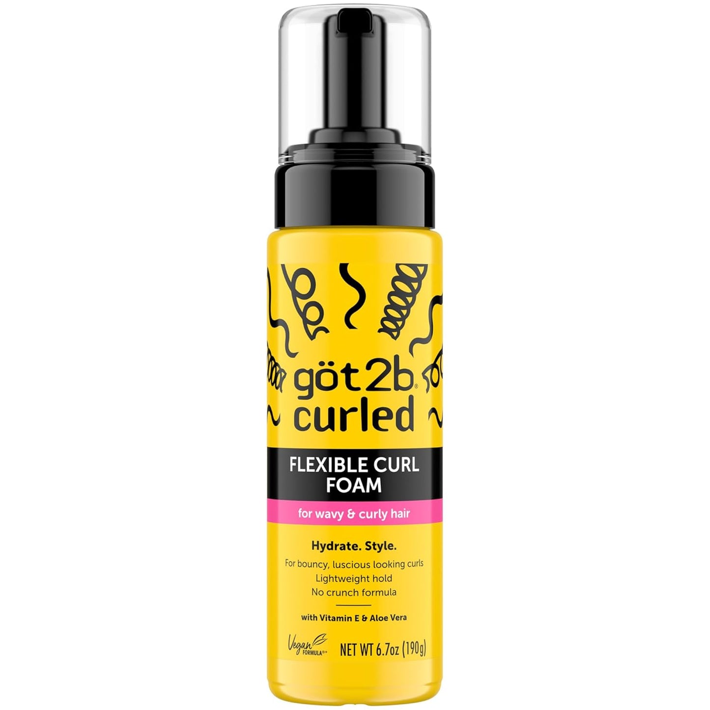 Got2b Schwarzkopf Curled Flexible Curl Foam 6.7 oz (190g)