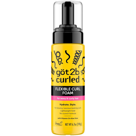 Got2b Schwarzkopf Curled Flexible Curl Foam 6.7 oz (190g)
