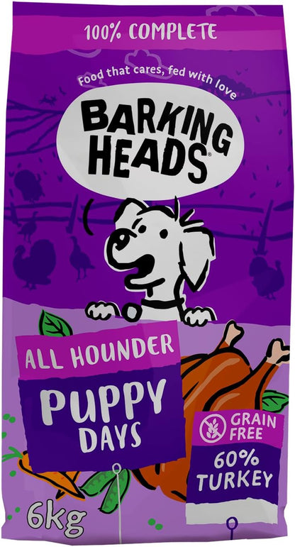 Barking Heads Puppy Days Turkey Dry Dog Food