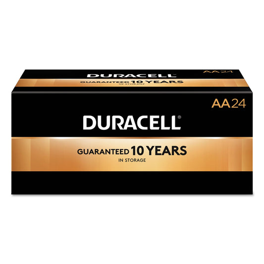 Duracell Coppertop AA Alkaline Battery, 24/Pack