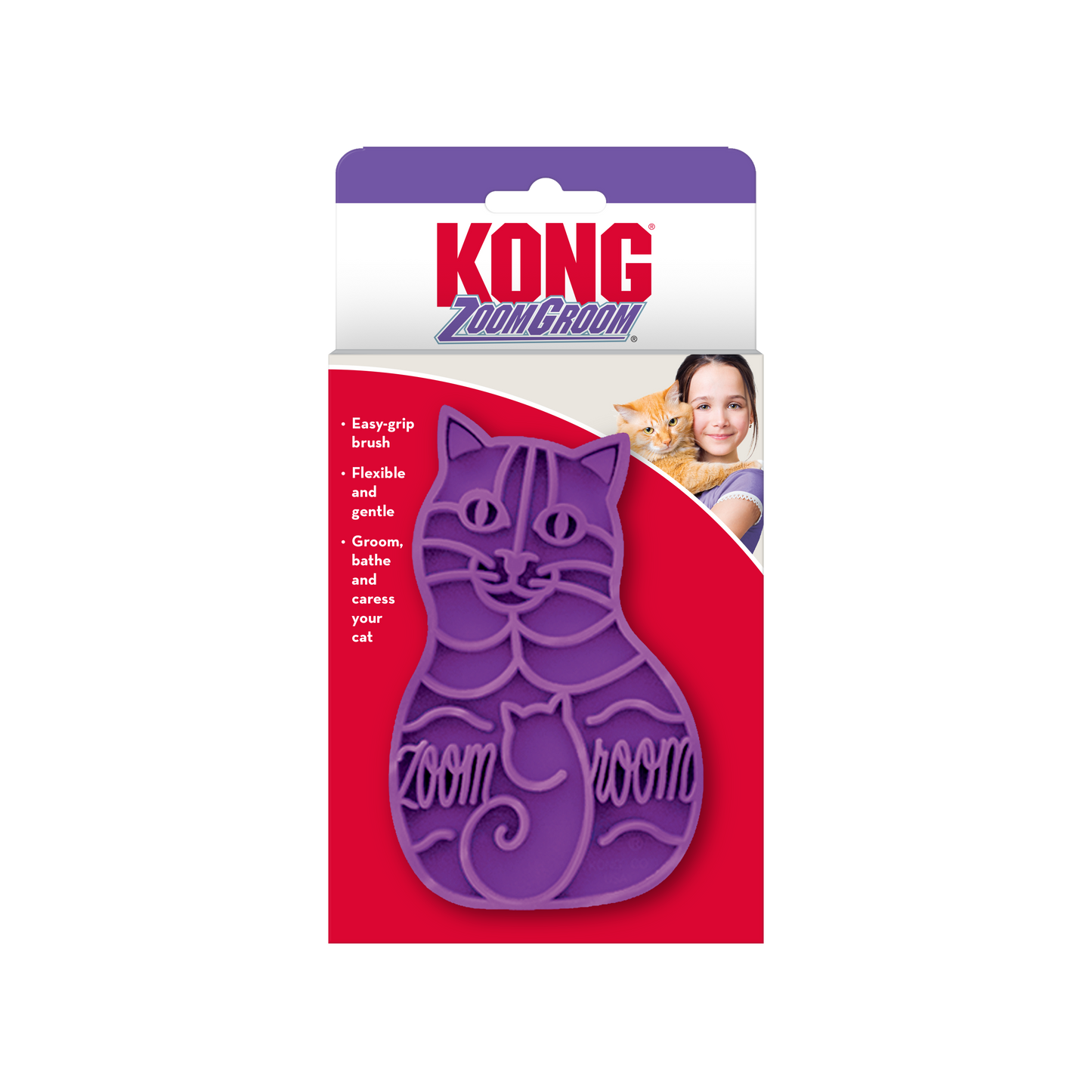 KONG Zoom Groom Cat Brush