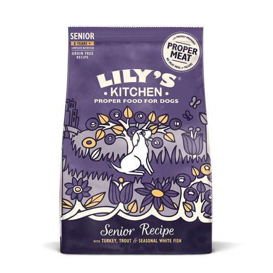 Lily's Kitchen Senior 8+ Scottish Salmon & Trout Dry Dog Food - 2.5kg