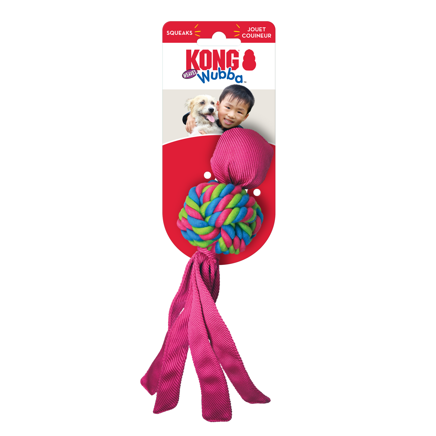 KONG Wubba Weaves Dog Toy