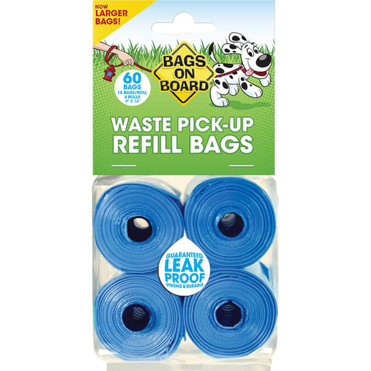 Bags on Board Refill Blue 60 bags