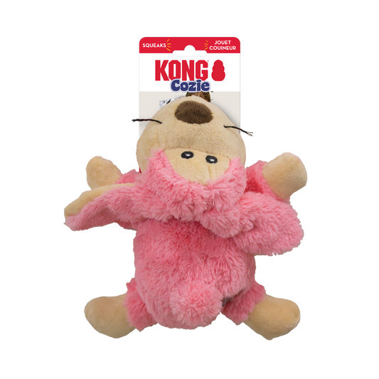 KONG Cozie Floppy Rabbit Dog Toy Medium