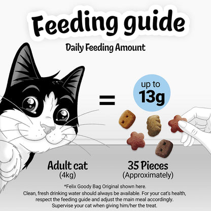 [Clearance Sale] Felix Goody Bag Seaside Mix Cat Treats 330g