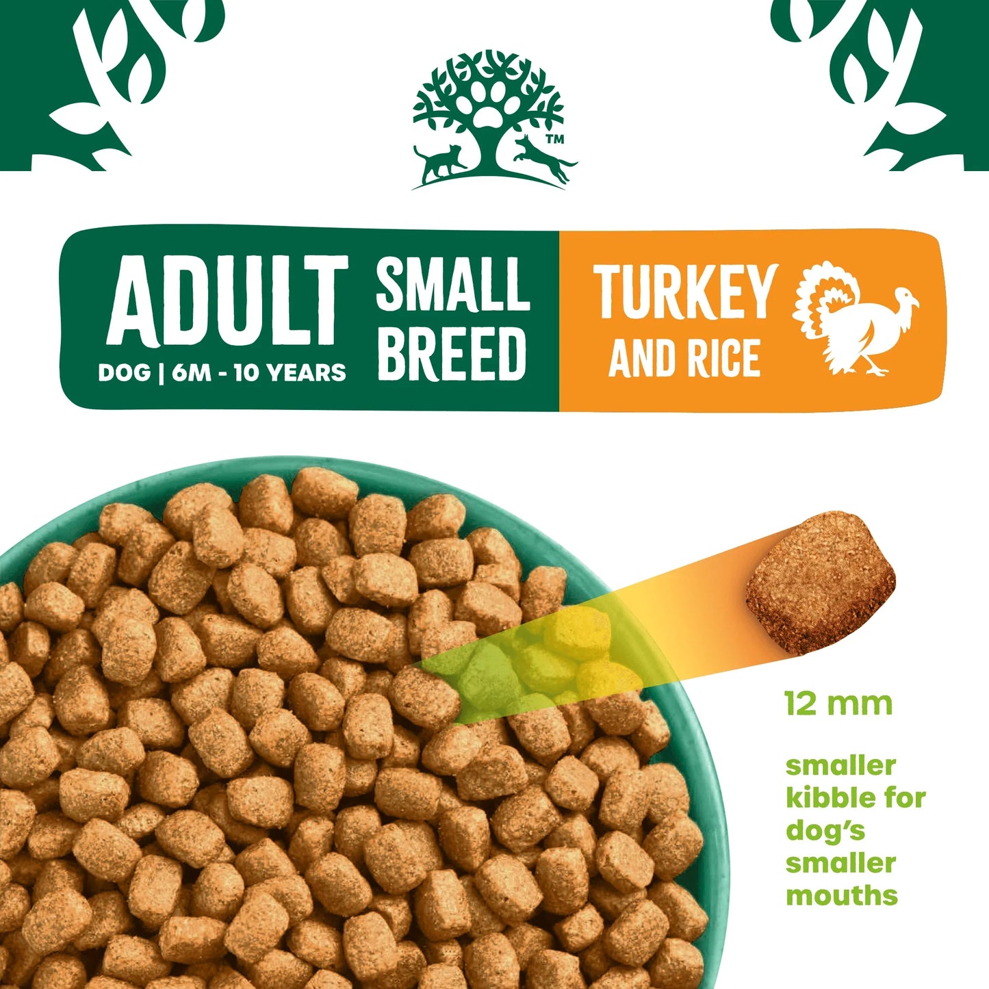 James Wellbeloved Adult Small Breed Turkey & Rice Dry Dog Food