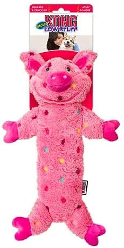 KONG Low Stuff Speckles Pig Large