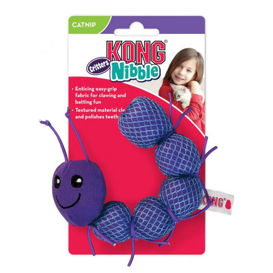 KONG Cat Nibble Critter Caterpillar
