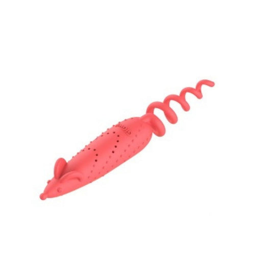 GiGwi Roll-Tailed Mouse Cat Toy With Changeable Catnip Bag