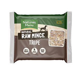 Natures Menu Frozen Just Tripe Mince Dog Food 400g