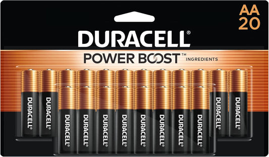 Duracell Coppertop AA Batteries with Power Boost, 20/Pack