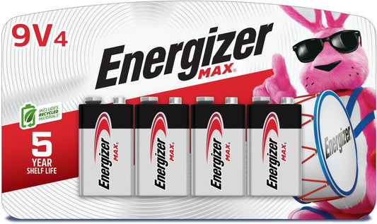 Energizer MAX 9V Batteries (4 Pack)