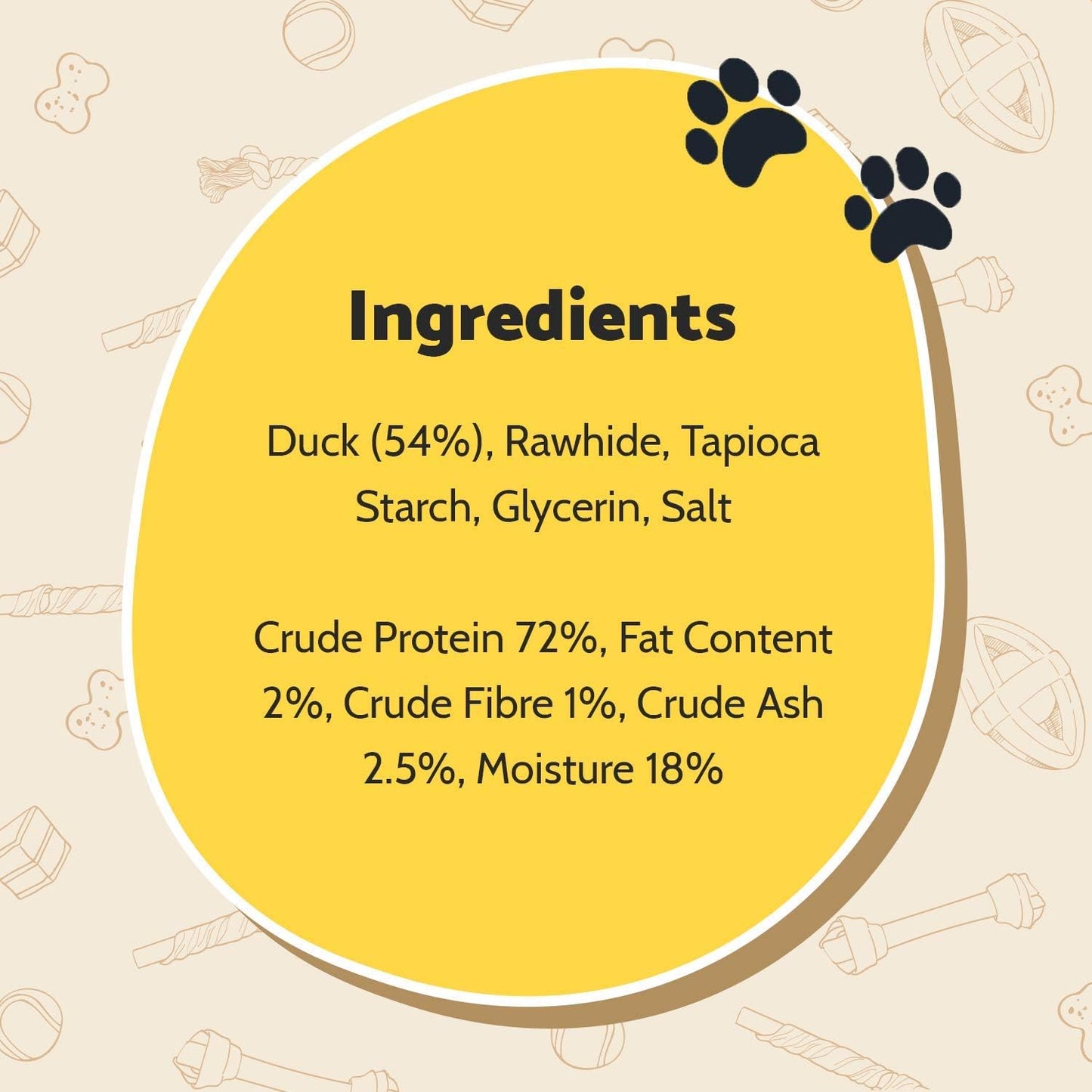 Good Boy Pawsley & Co Chewy Twists with Duck Dog Treats 90g