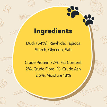 Good Boy Pawsley & Co Chewy Twists with Duck Dog Treats 90g