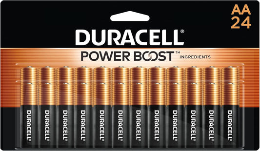 Duracell Coppertop AA Batteries with Power Boost, 24/Pack