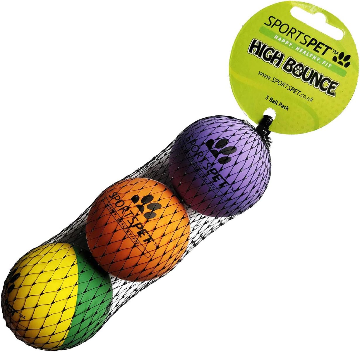 Sportspet High Bounce Ball 3 pack