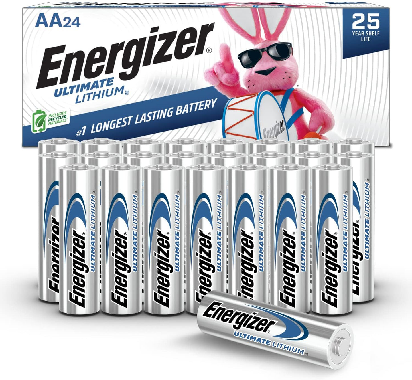 Energizer Ultimate Lithium AA Batteries (24 Pack)