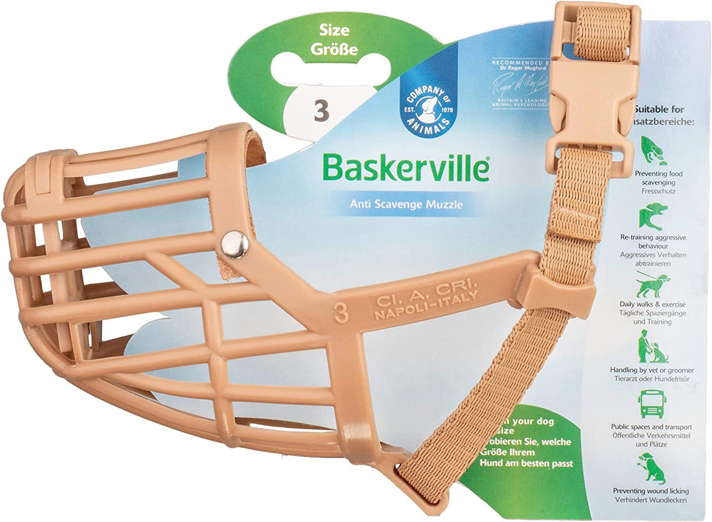 Company Of Animals Baskerville Anti Scavenge Muzzle