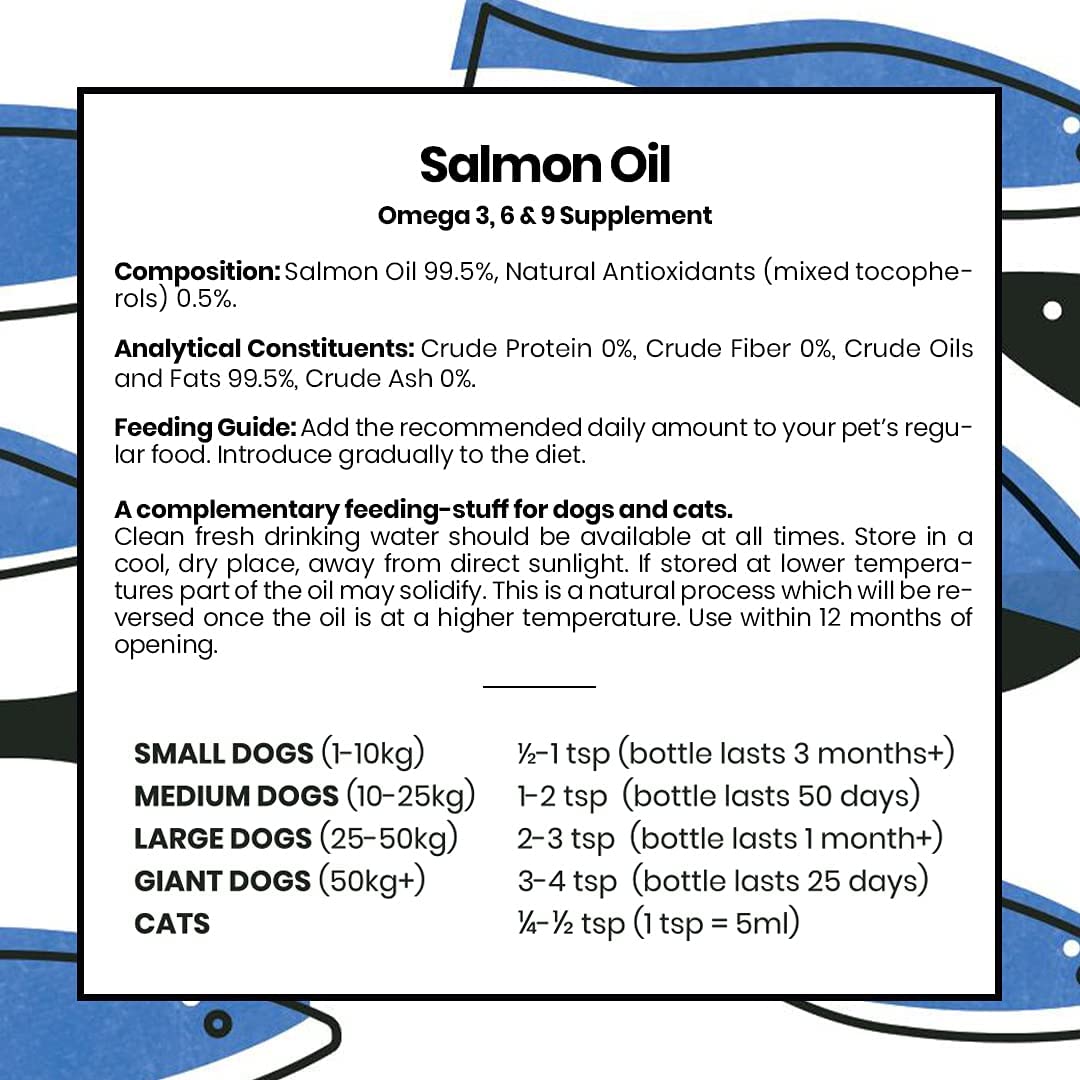 Pooch & Mutt Salmon Oil for Dogs Suplement 500ml