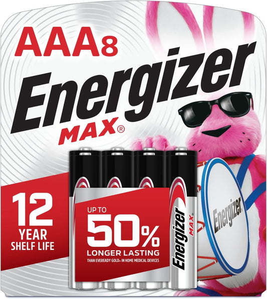 Energizer MAX AAA Batteries (8 Pack)