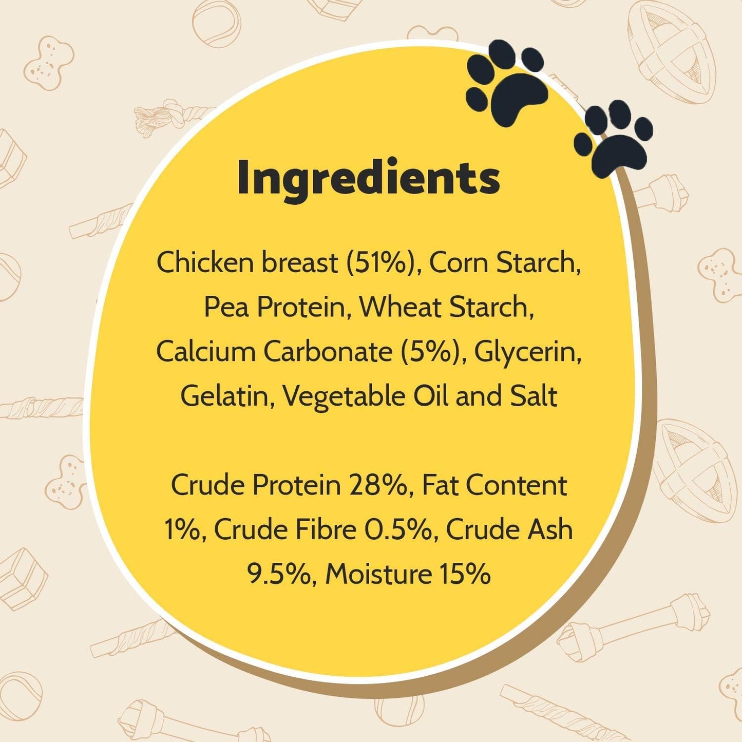 Good Boy Chicken & Calcium Bones Dog Treats 350g