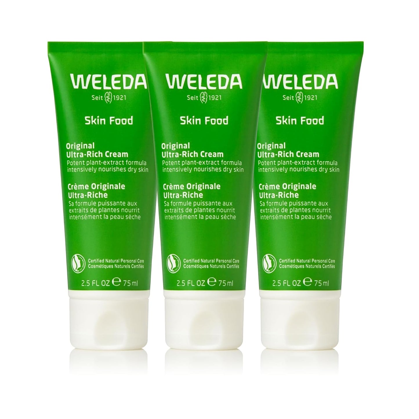Weleda Skin Food Original Ultra-Rich Body Cream 75 ml (Pack of 3)