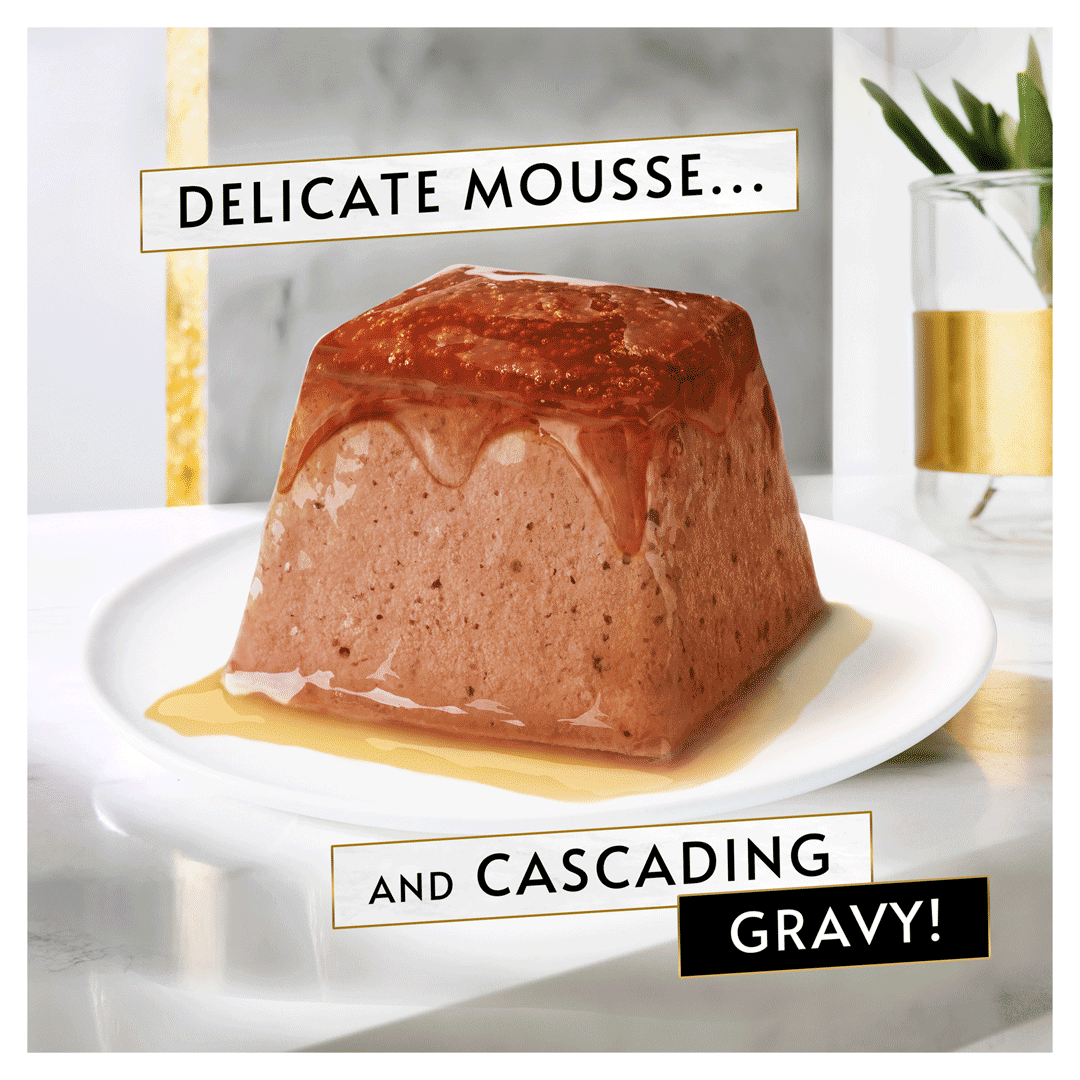 Gourmet Adult Revelations Mousse with Salmon Wet Cat Food 4 x 57g