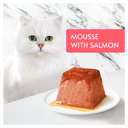 Gourmet Adult Revelations Mousse with Salmon Wet Cat Food 4 x 57g