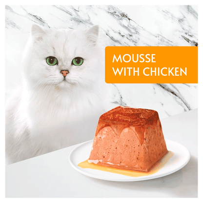 Gourmet Adult Revelations Mousse with Chicken Wet Cat Food 4 x 57g