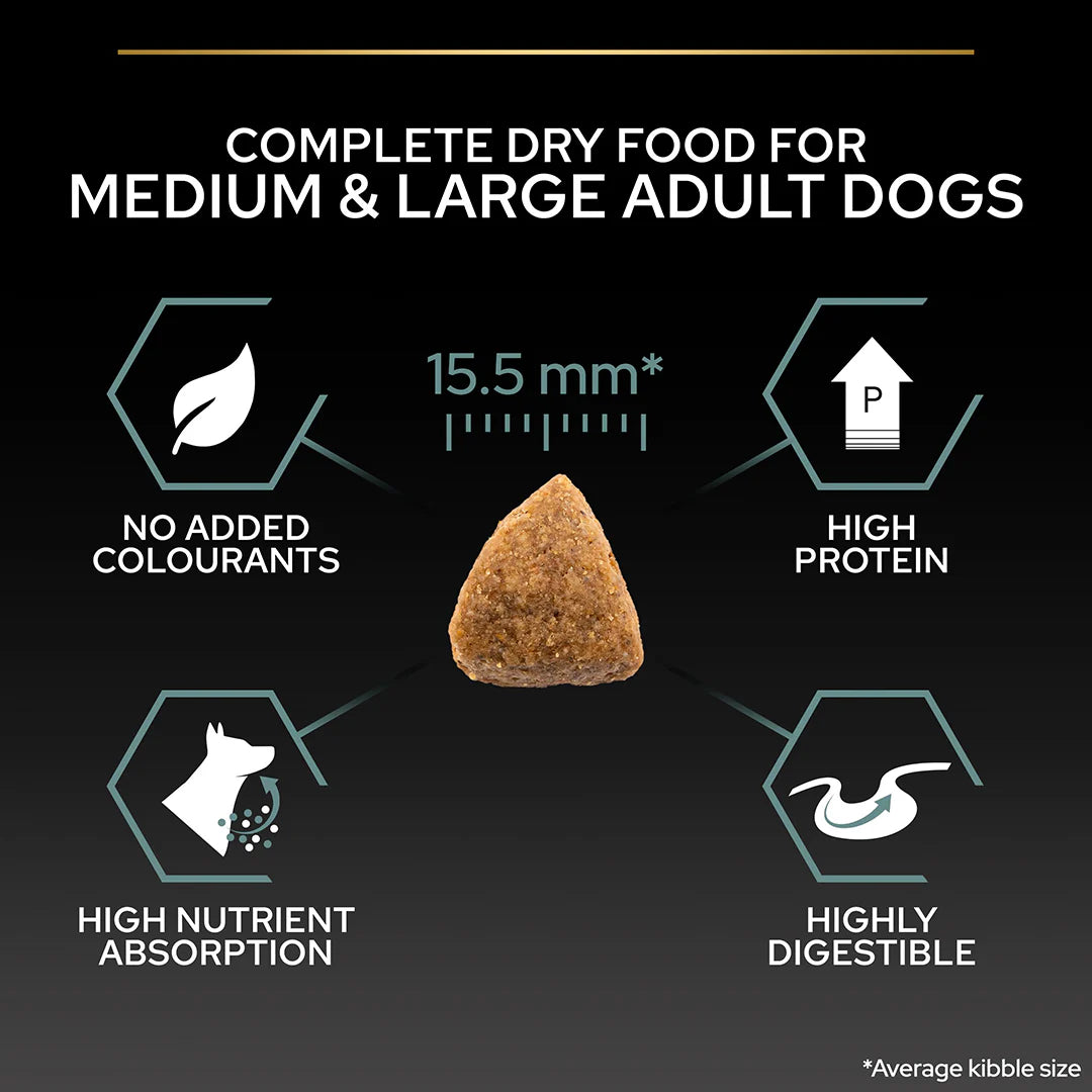 Pro Plan Adult Medium and Large Grain Free Sensitive Digestion Turkey Dry Dog Food 12kg