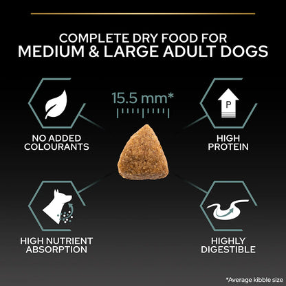 Pro Plan Adult Medium and Large Grain Free Sensitive Digestion Turkey Dry Dog Food 12kg