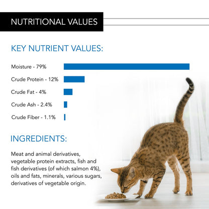 Pro Plan Adult Housecat Nutri Savour Salmon in Gravy Wet Cat Food