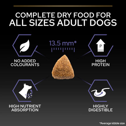 Pro Plan Adult All Size Performance Chicken Dry Dog Food 14kg