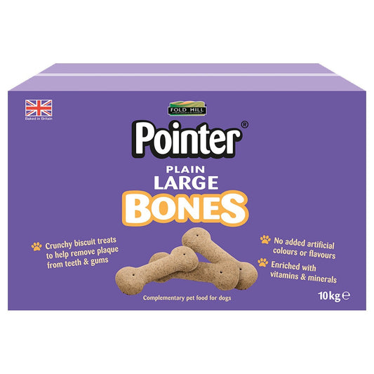 Pointer Plain Large Bones Dog Treats 10kg