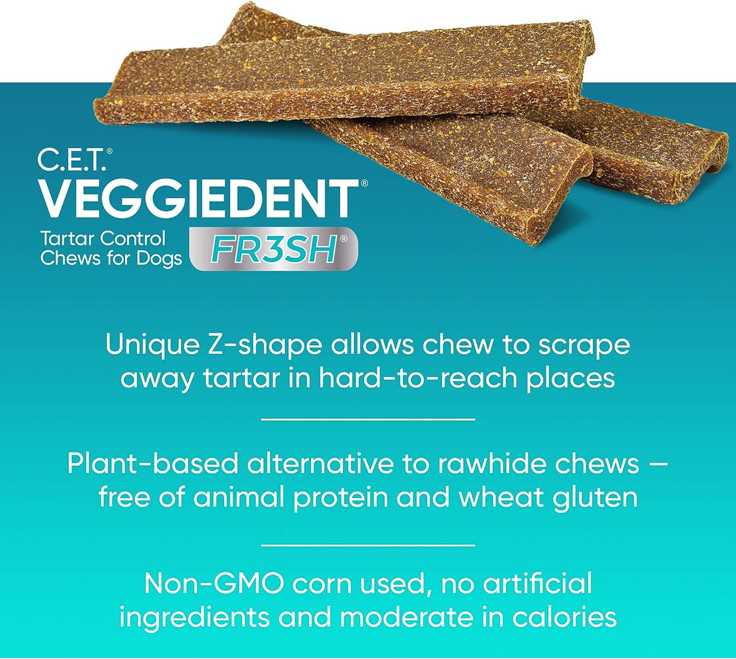 Virbac Veggiedent FR3SH for Small Dogs 15 Chews