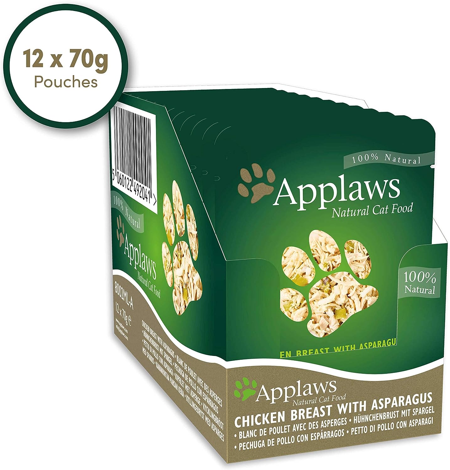 Applaws Chicken Breast with Asparagus in Broth Wet Cat Food