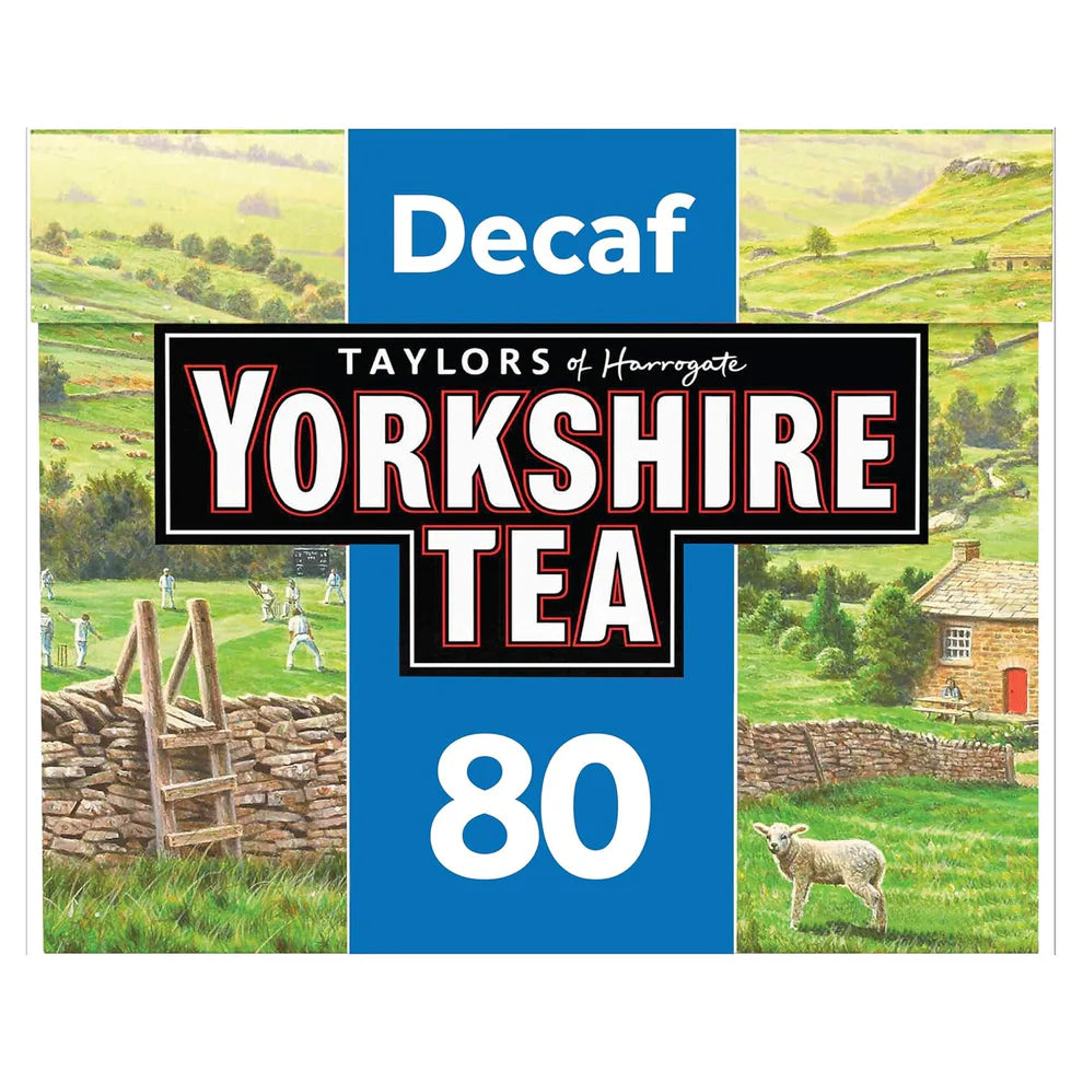 Yorkshire Tea Decaf 80 Tea Bags 250 g (Pack of 5)