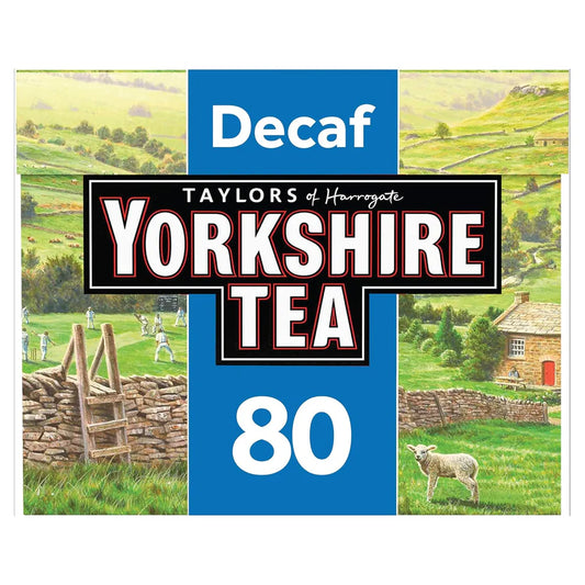 Yorkshire Tea Decaf 80 Tea Bags 250 g (Pack of 5)