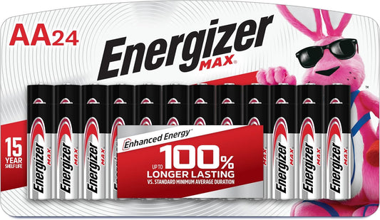 Energizer E91BP-24 MAX AA Batteries (24 Pack)