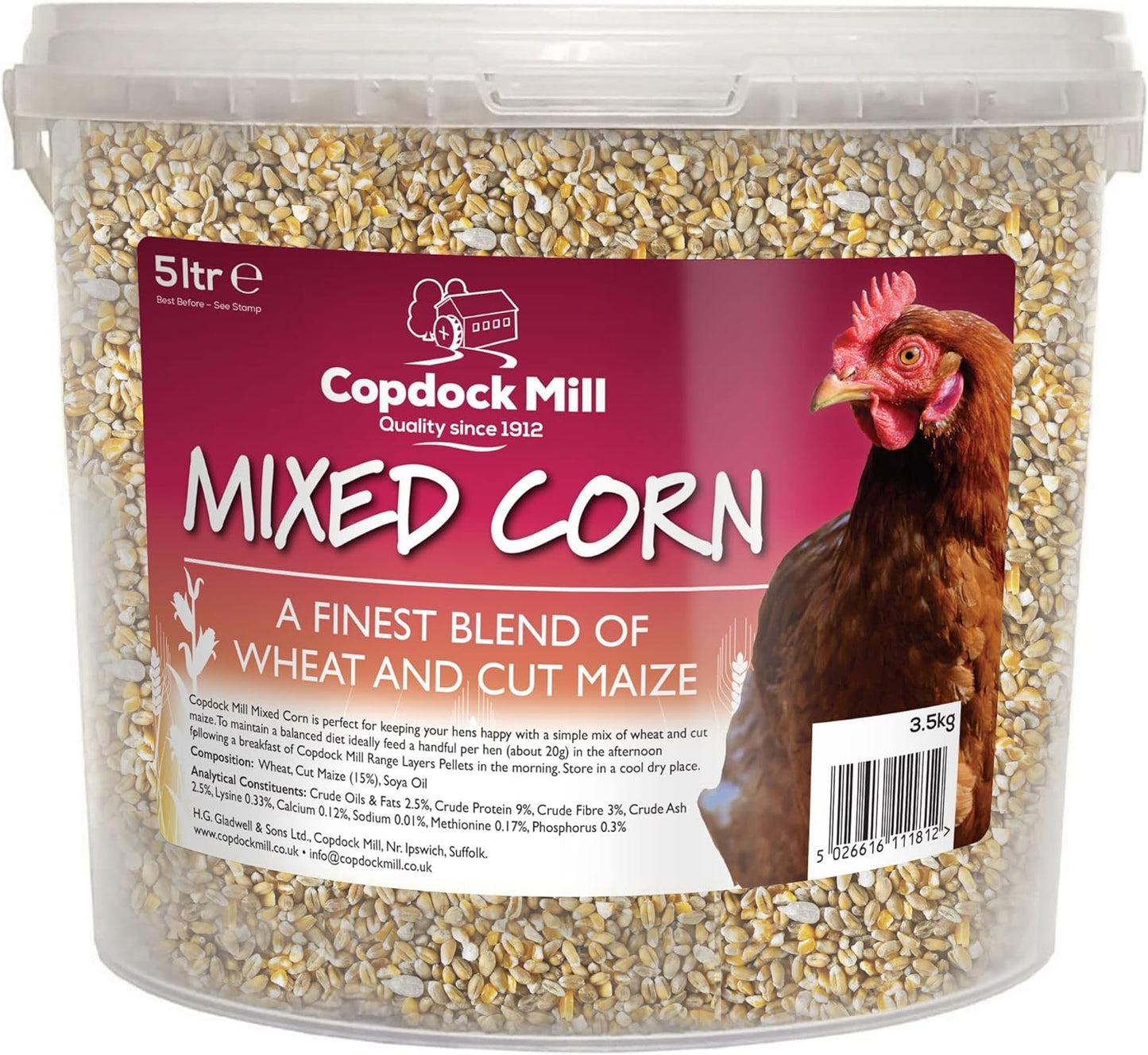 Copdock Mill Mixed Poultry Corn Plus Verm-X Poultry Food